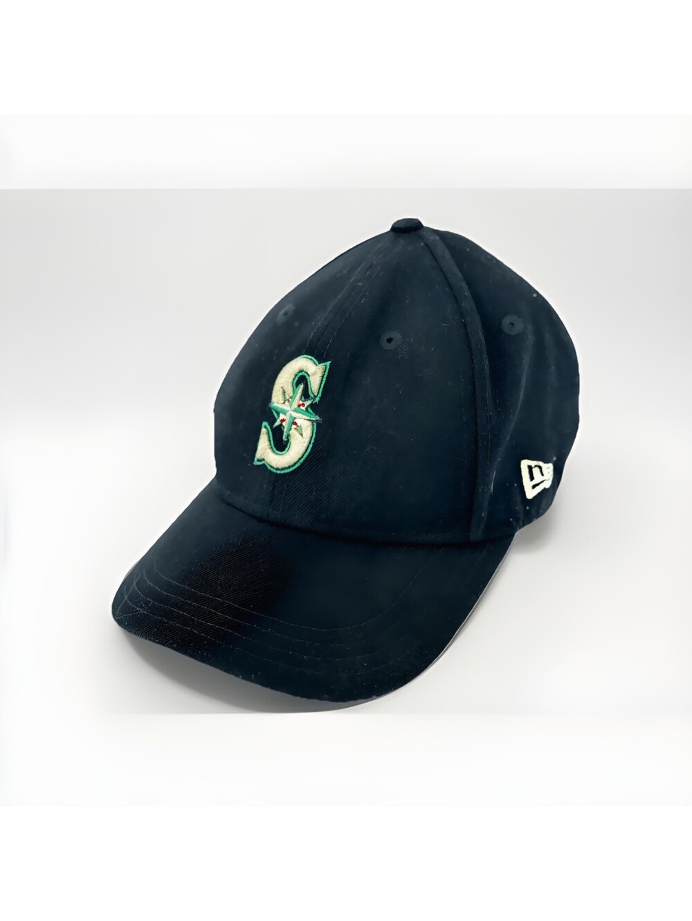 New Era Seattle Mariners 9Forty The League Genuine Navy Adjustable Strap Hat Cap
